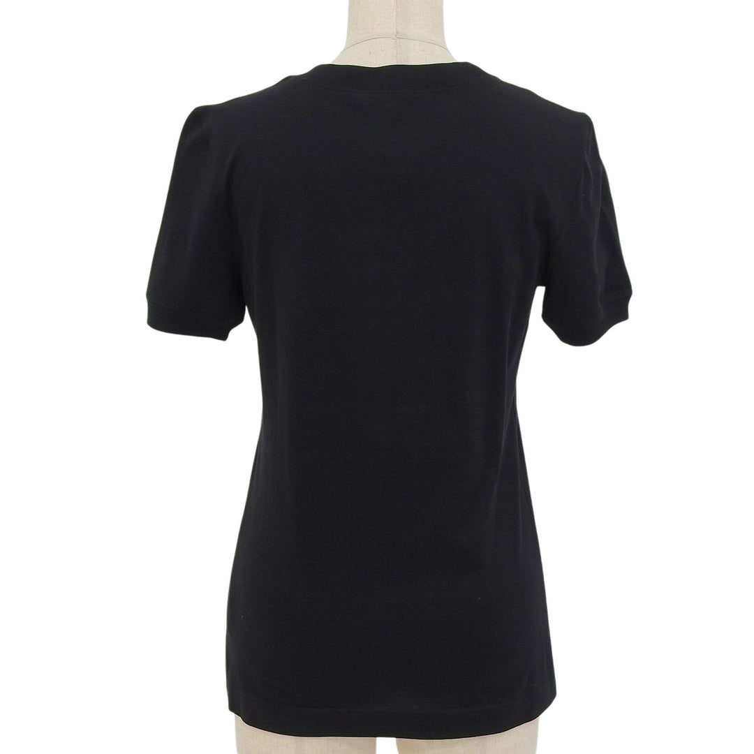 Pristine DOLCE&GABBANA Short sleeve T-shirt black cotton Women 36