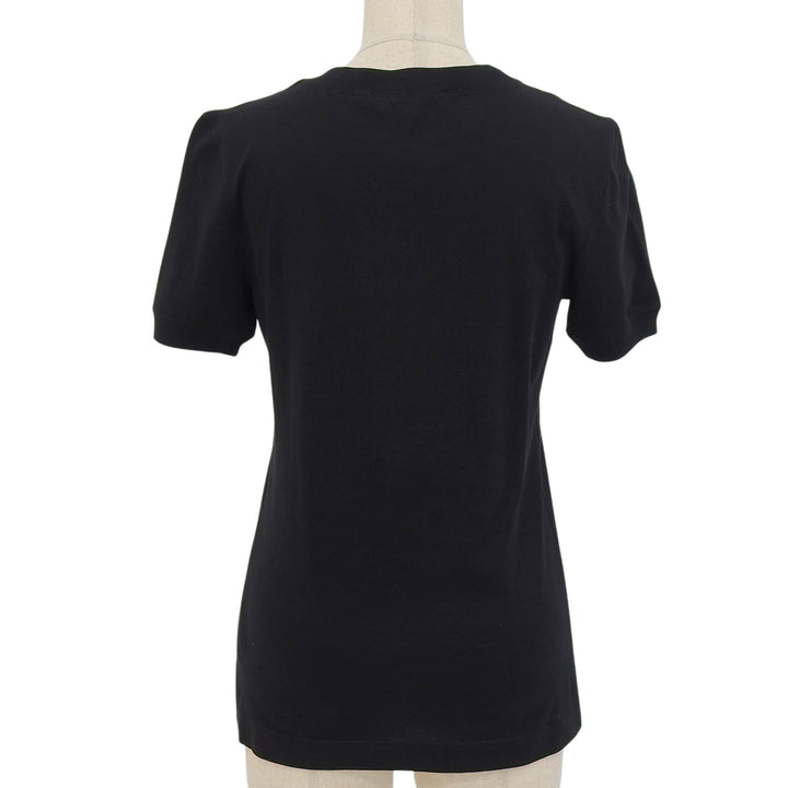 Pristine DOLCE&GABBANA Short sleeve T-shirt black cotton Women 36