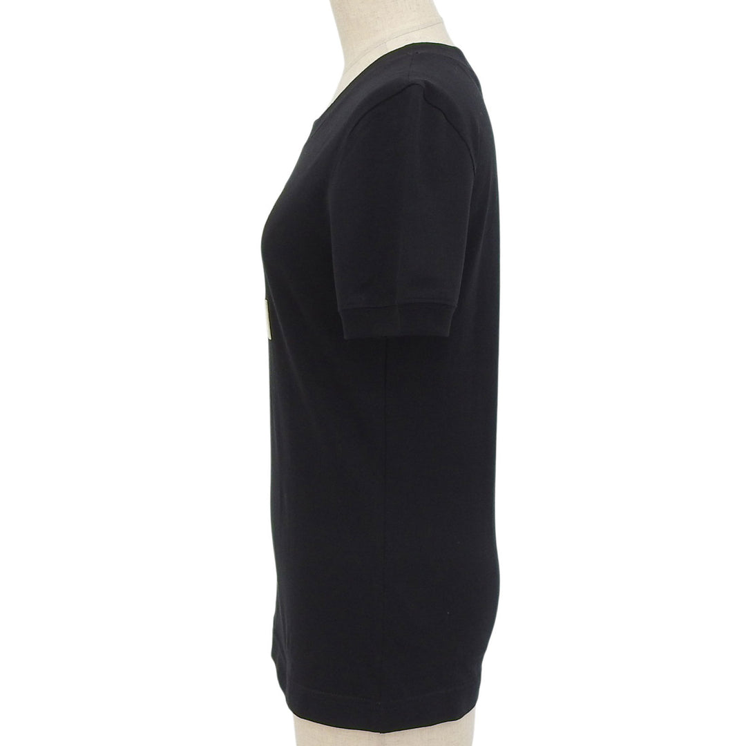 Pristine DOLCE&GABBANA Short sleeve T-shirt black cotton Women 36