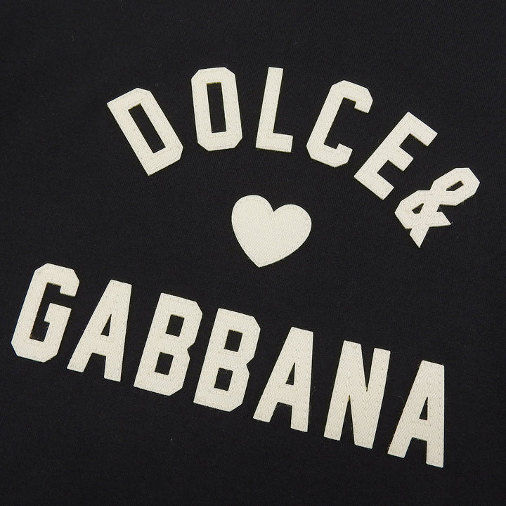 Pristine DOLCE&GABBANA Short sleeve T-shirt black cotton Women 36