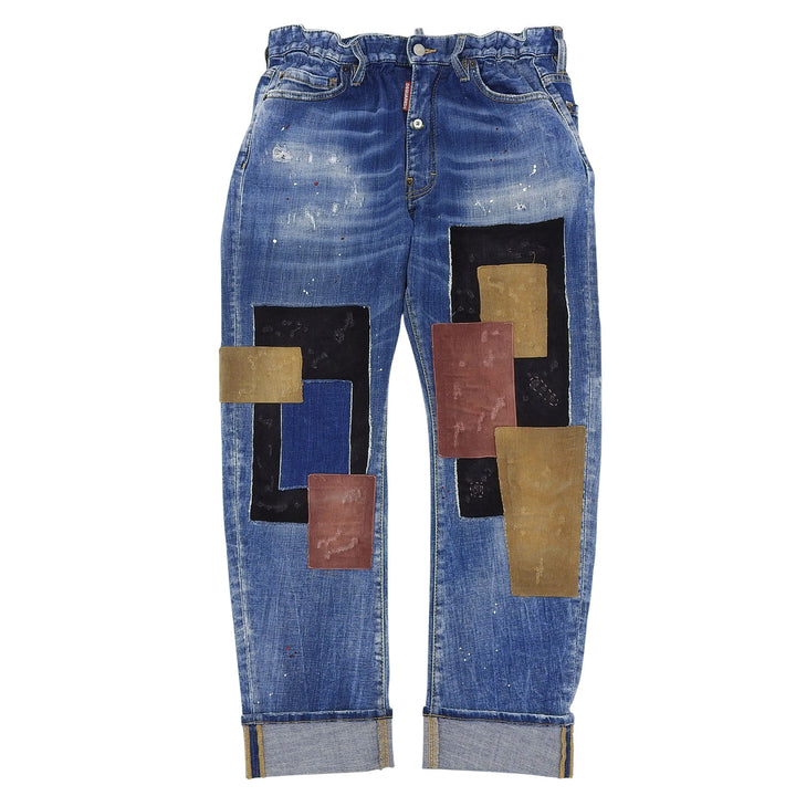 Great DSQUARED2 Denim pants BIG BROTHER JEAN Indigo cotton mens 46 S74LB1550