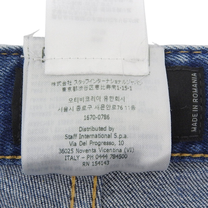 Great DSQUARED2 Denim pants BIG BROTHER JEAN Indigo cotton mens 46 S74LB1550