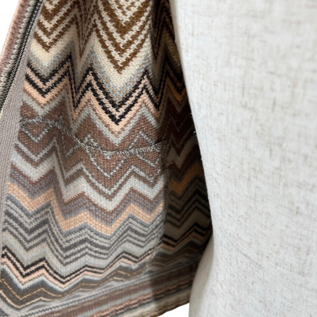 Great Missoni Jacket Zip-up high-neck knit Multi mohair mens IT 48