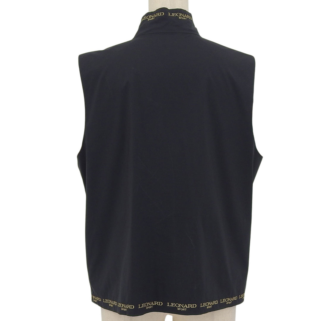 Great LEONARD SPORT Best Reversible floral pattern black polyester Women 44