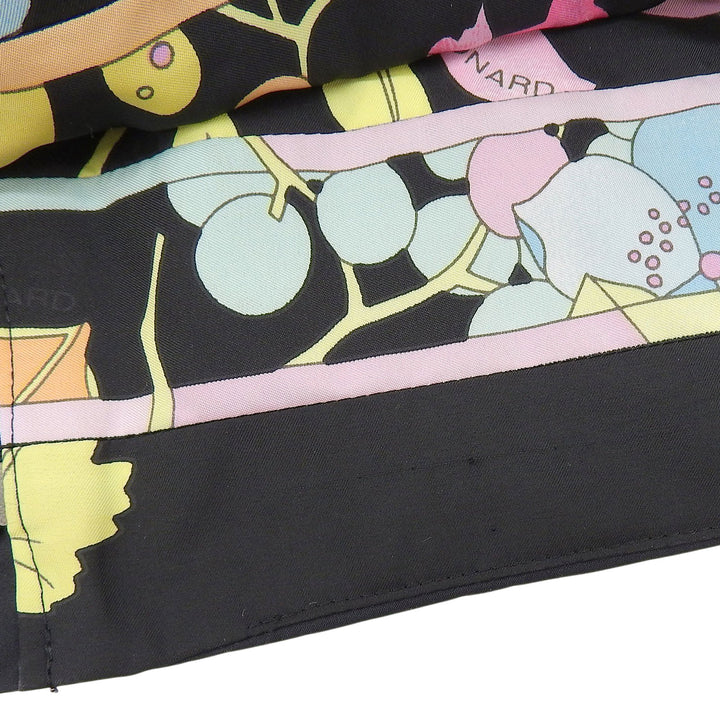 Great LEONARD SPORT Best Reversible floral pattern black polyester Women 44