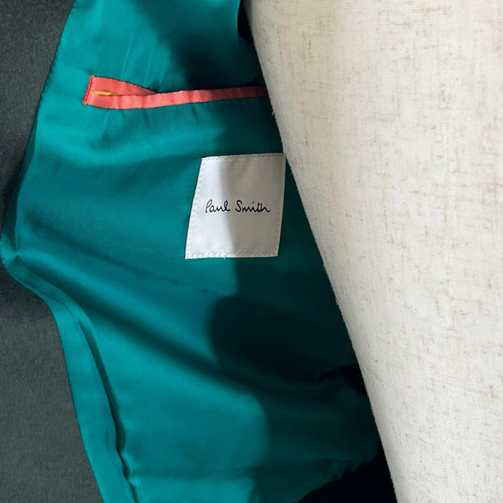 Excellent Paul Smith Stajan switching green wool mens M