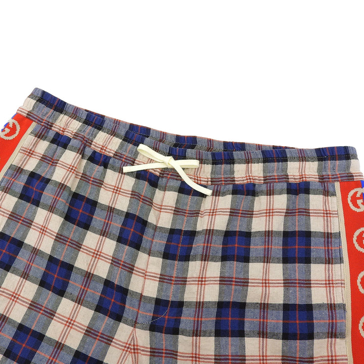 Great GUCCI Pants Interlocking G Sideline Half Multi cotton mens 50 625893