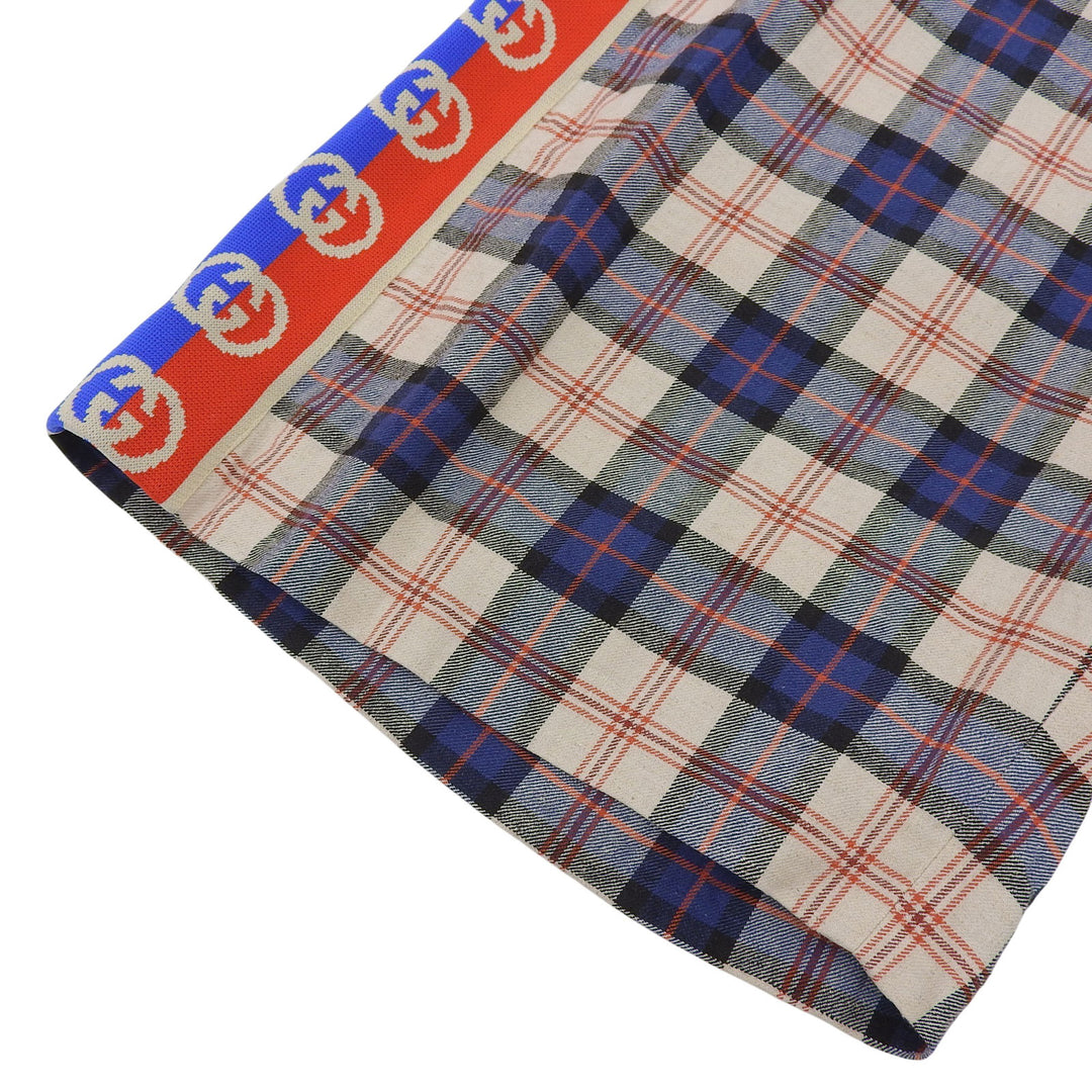 Great GUCCI Pants Interlocking G Sideline Half Multi cotton mens 50 625893