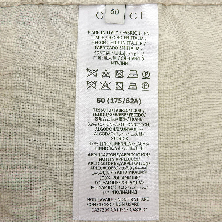 Great GUCCI Pants Interlocking G Sideline Half Multi cotton mens 50 625893