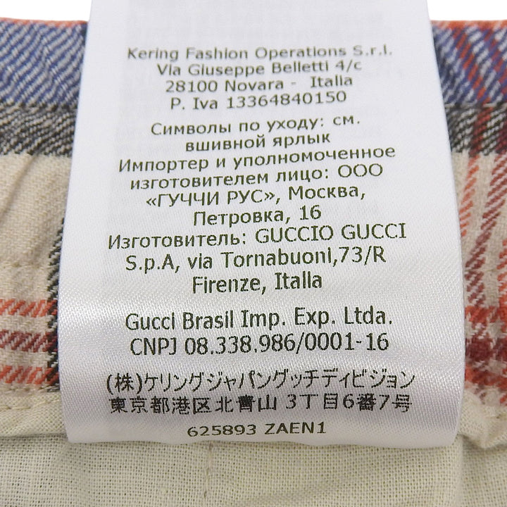 Great GUCCI Pants Interlocking G Sideline Half Multi cotton mens 50 625893