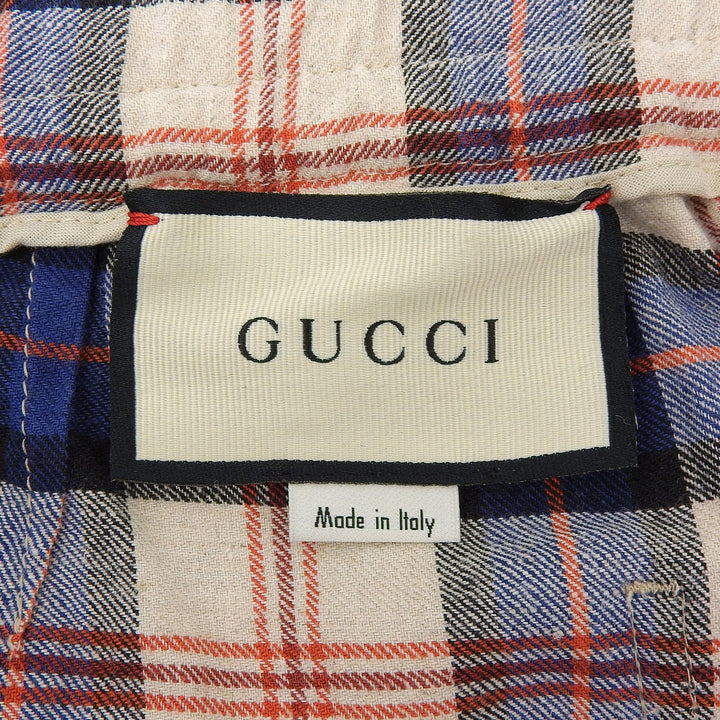 Great GUCCI Pants Interlocking G Sideline Half Multi cotton mens 50 625893