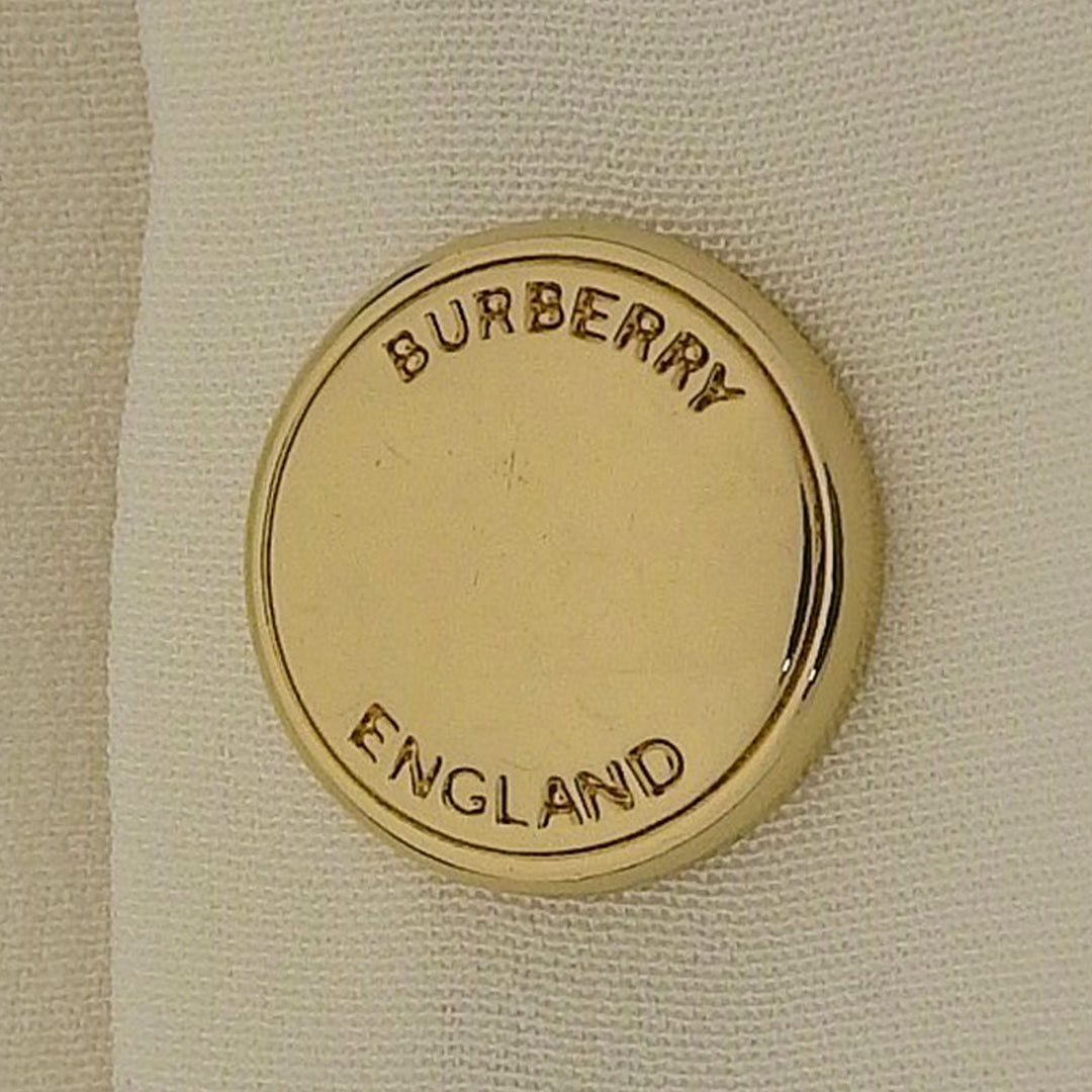 Excellent BURBERRY Long sleeve shirt off white silk Women 36 8042483