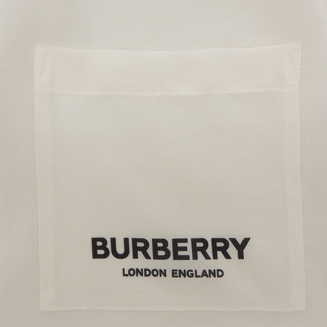 Excellent BURBERRY Long sleeve shirt off white silk Women 36 8042483