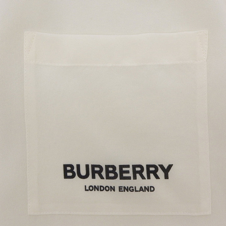 Excellent BURBERRY Long sleeve shirt off white silk Women 36 8042483