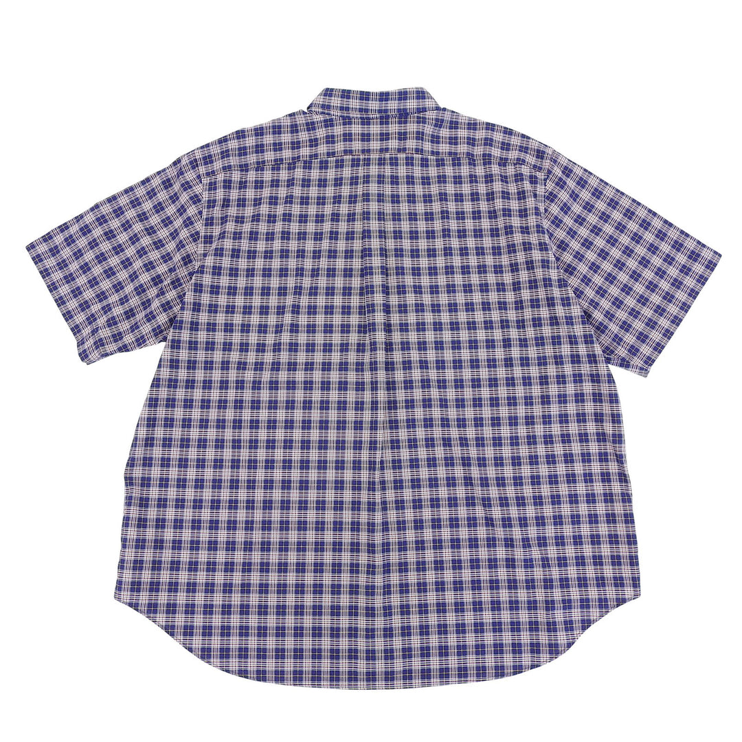 Excellent GUCCI Short sleeve shirt Michele period blue cotton mens 46 557391