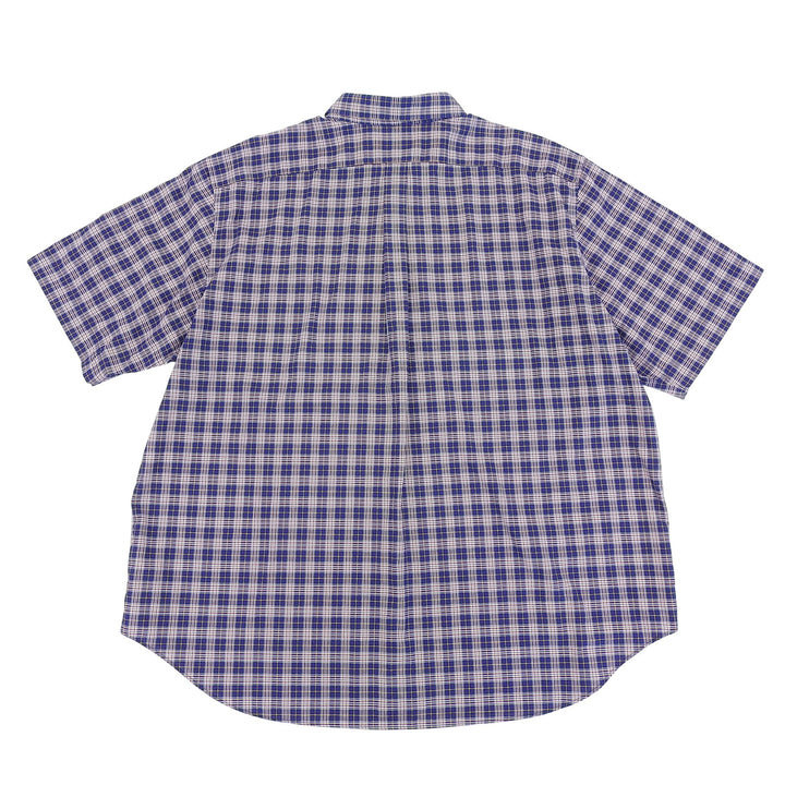 Excellent GUCCI Short sleeve shirt Michele period blue cotton mens 46 557391