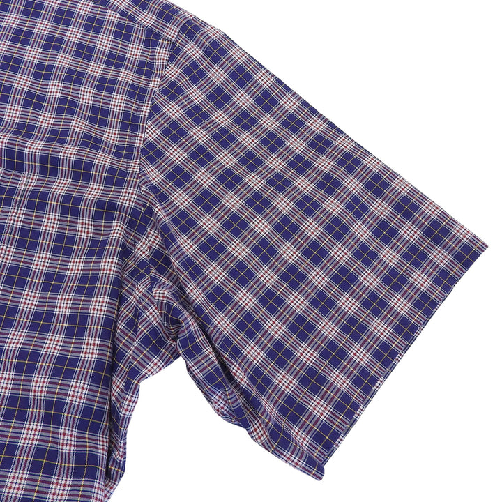 Excellent GUCCI Short sleeve shirt Michele period blue cotton mens 46 557391