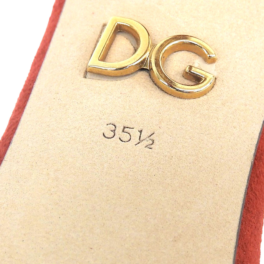 Excellent DOLCE&GABBANA pumps Red leather Women 35.5