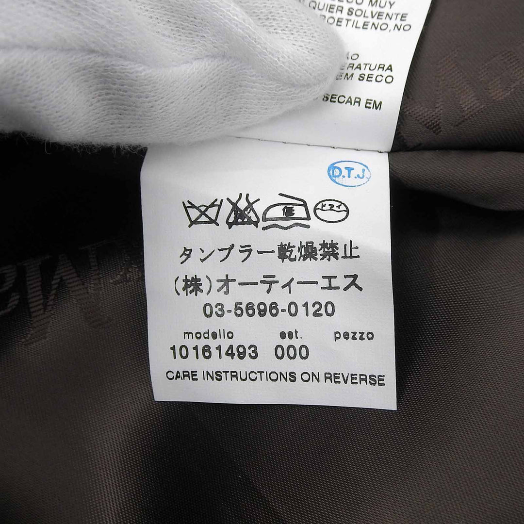 Pristine Max Mara coat Big Collar Long Brown wool Women