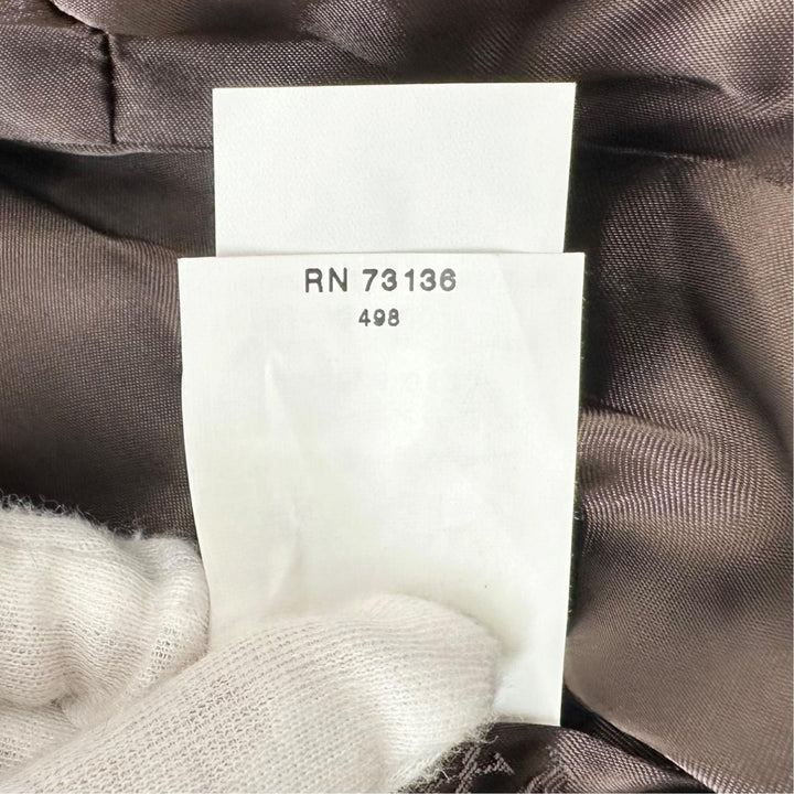 Pristine Max Mara coat Big Collar Long Brown wool Women IT 38