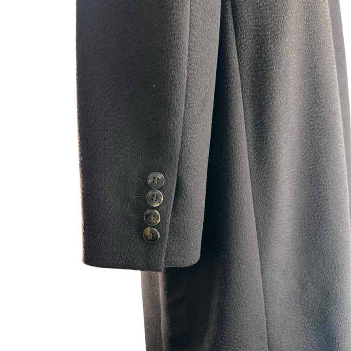 Pristine Max Mara coat Big Collar Long Brown wool Women IT 38