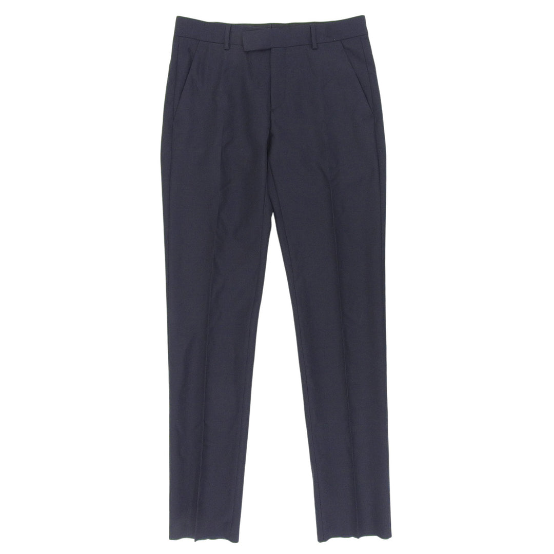 Pristine DIOR slacks Dark navy wool mens 48 013C120A4441