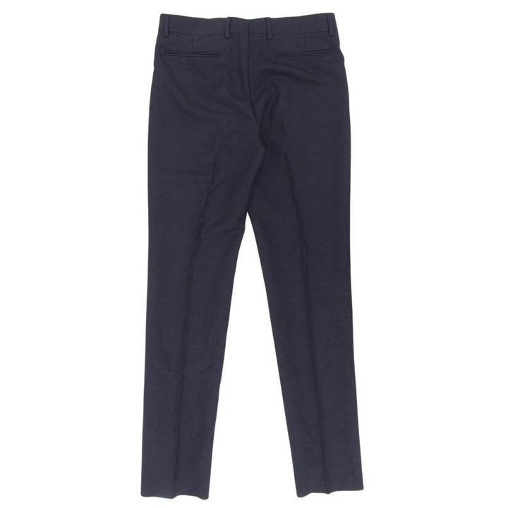 Pristine DIOR slacks Dark navy wool mens 48 013C120A4441