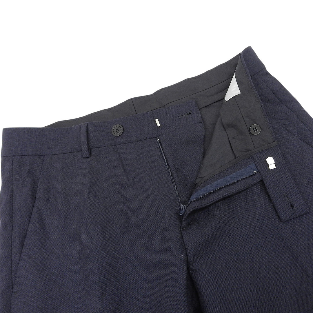 Pristine DIOR slacks Dark navy wool mens 48 013C120A4441