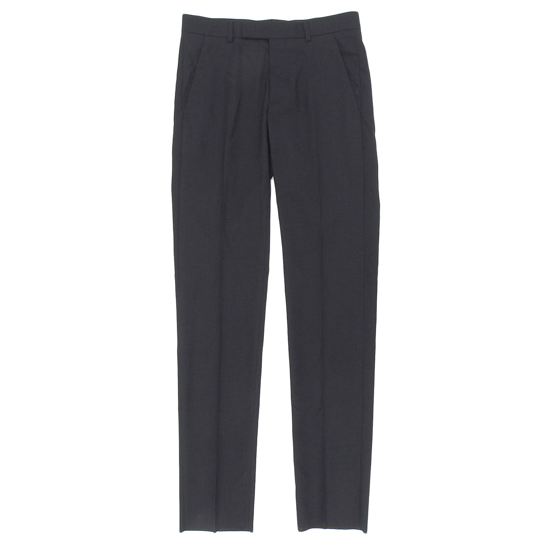 Pristine DIOR slacks Center-press tapered pants black wool mens 44 013C120A4866