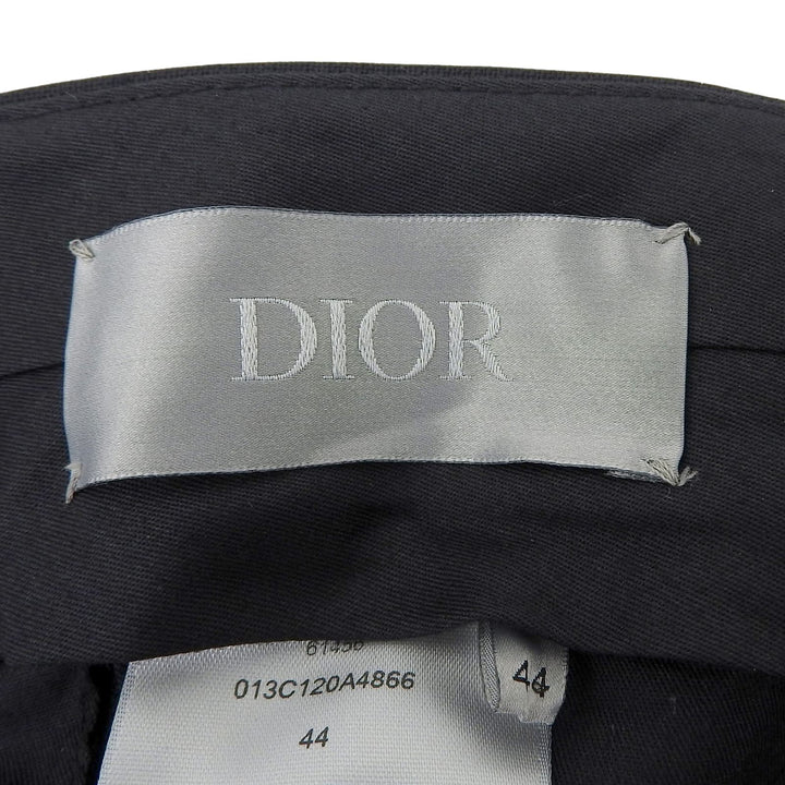 Pristine DIOR slacks Center-press tapered pants black wool mens 44 013C120A4866