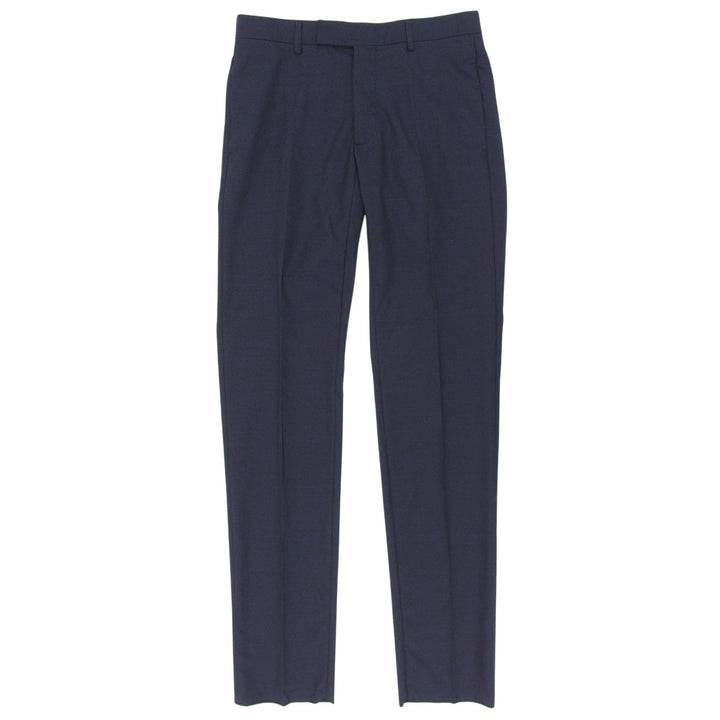 Pristine DIOR slacks Center-press tapered pants Navy wool mens 633C720A4767