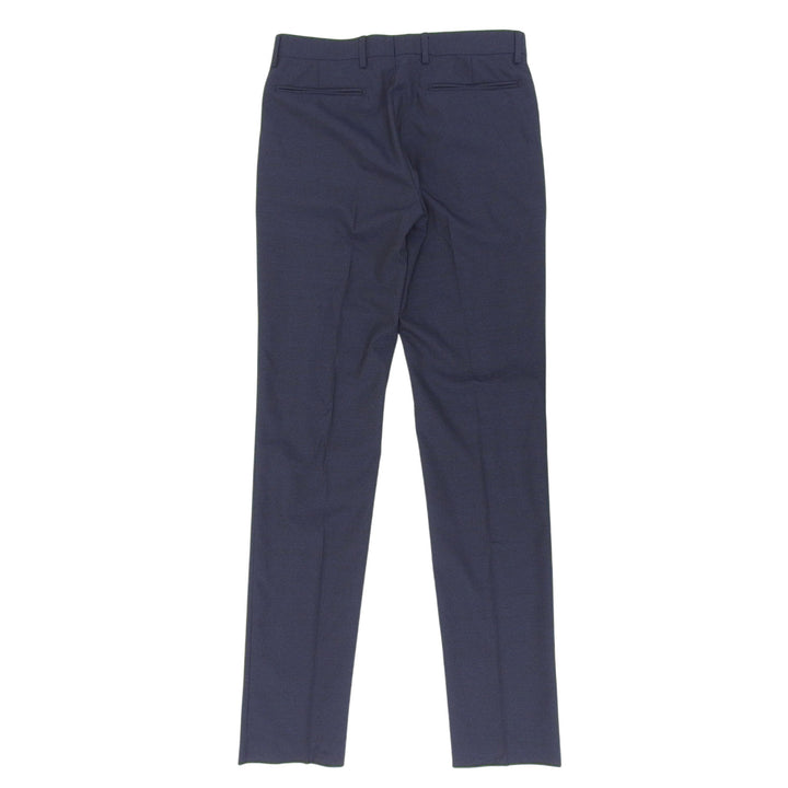 Pristine DIOR slacks Center-press tapered pants Navy wool mens 633C720A4767