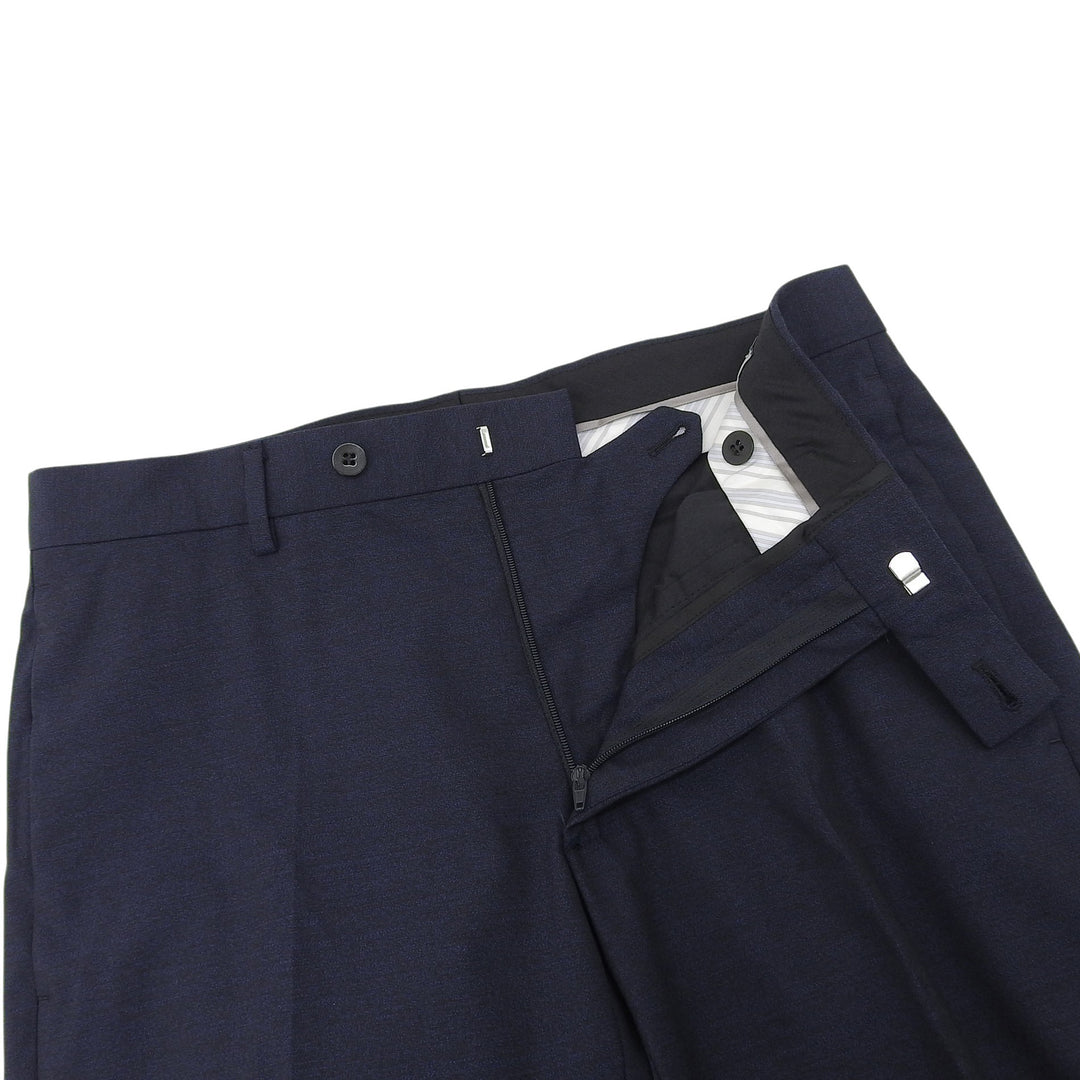 Pristine DIOR slacks Center-press tapered pants Navy wool mens 633C720A4767