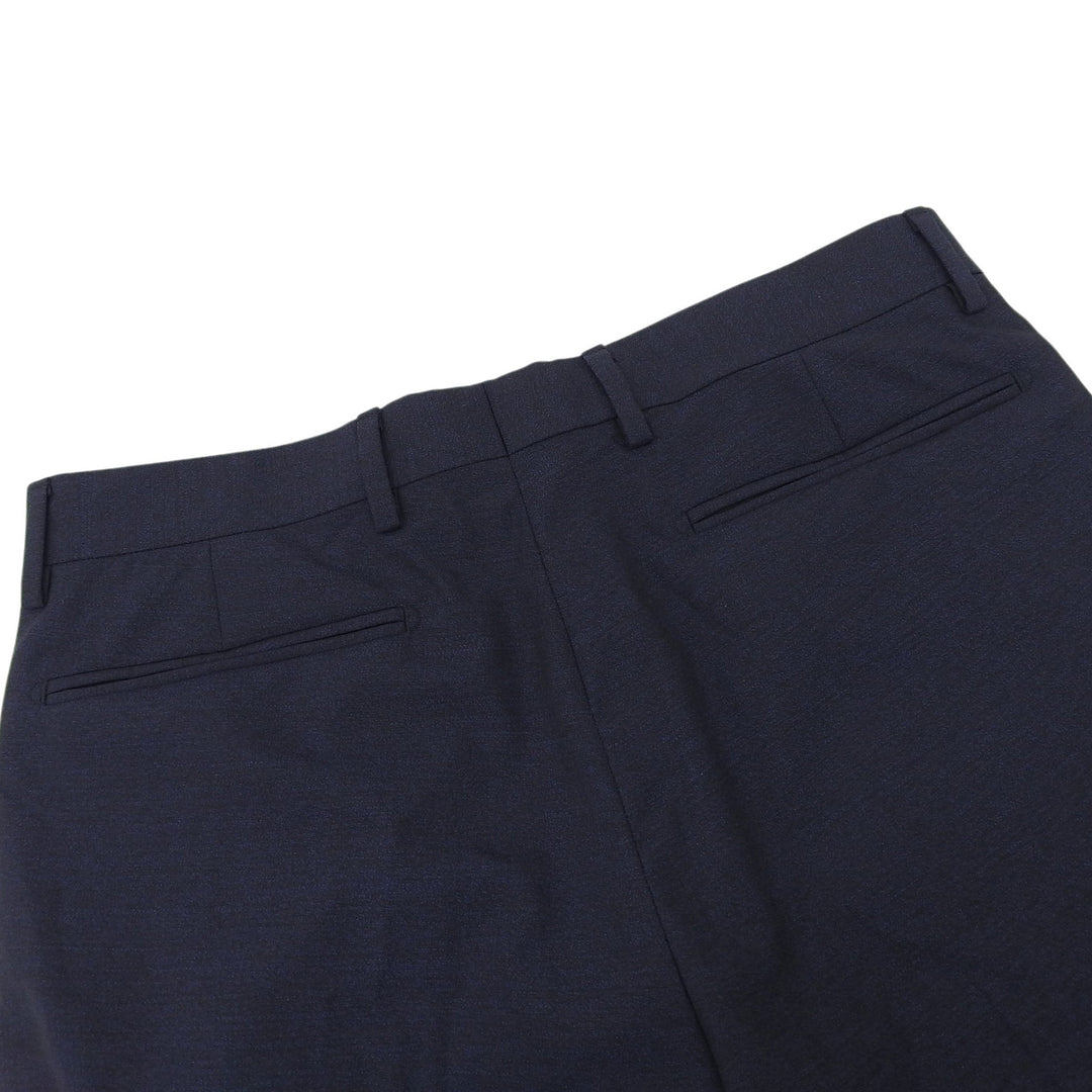 Pristine DIOR slacks Center-press tapered pants Navy wool mens 633C720A4767