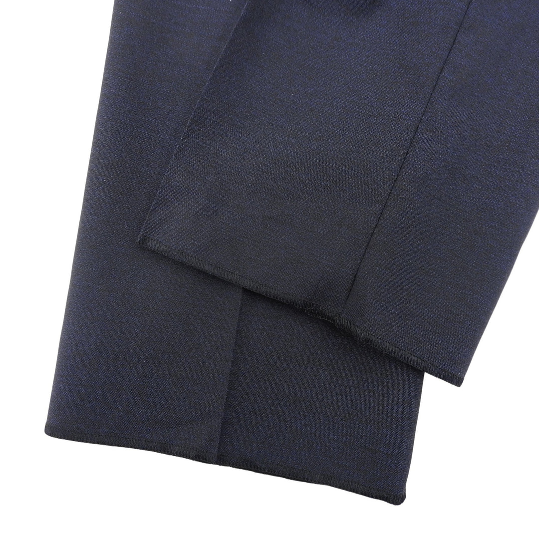 Pristine DIOR slacks Center-press tapered pants Navy wool mens 633C720A4767