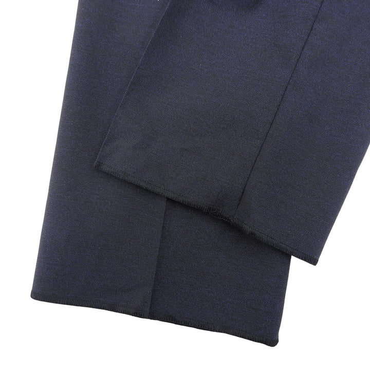 Pristine DIOR slacks Center-press tapered pants Navy wool mens 633C720A4767