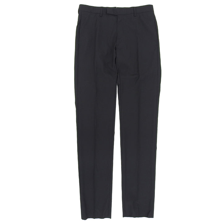Pristine DIOR slacks Center-press tapered pants black wool mens 633C720L4762