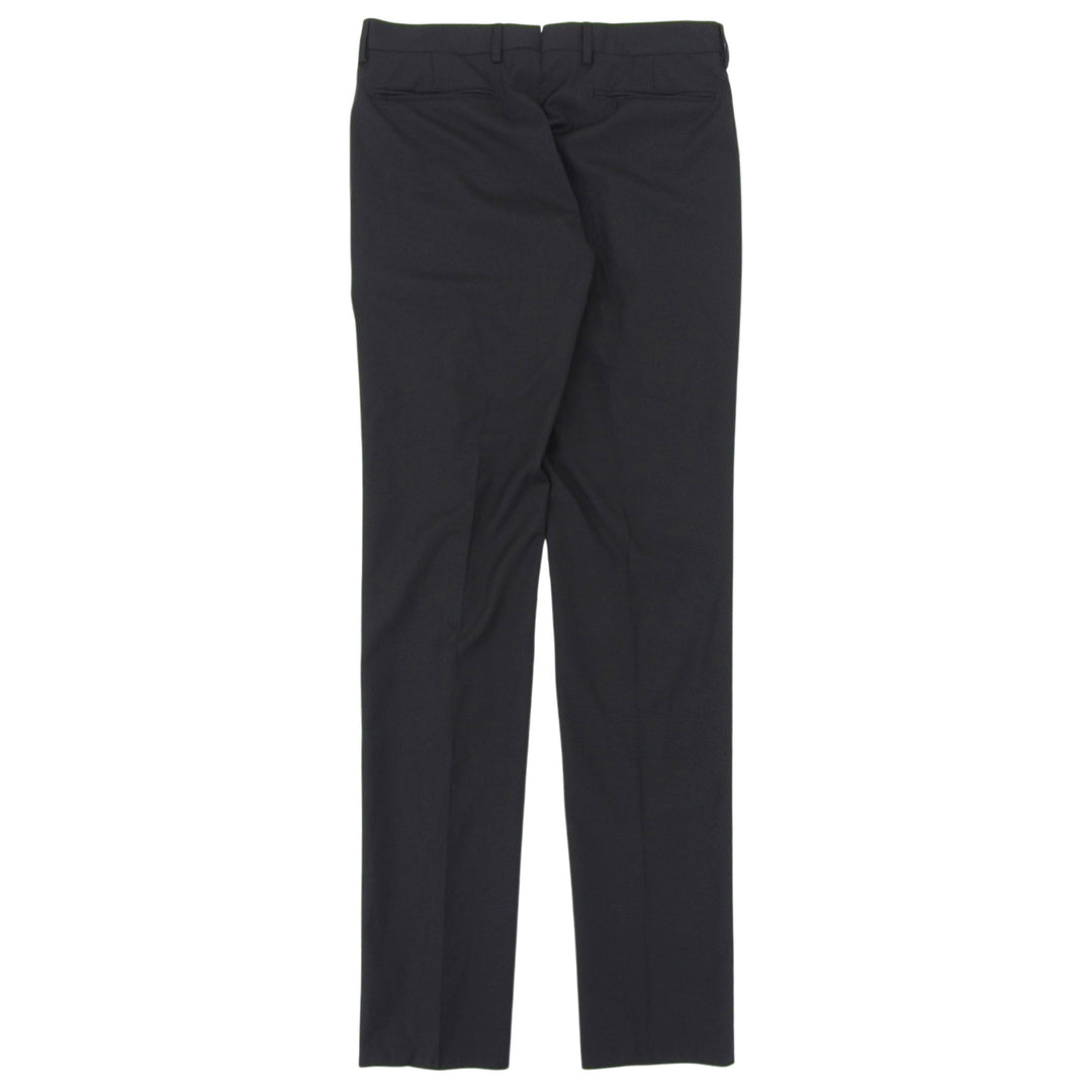 Pristine DIOR slacks Center-press tapered pants black wool mens 633C720L4762