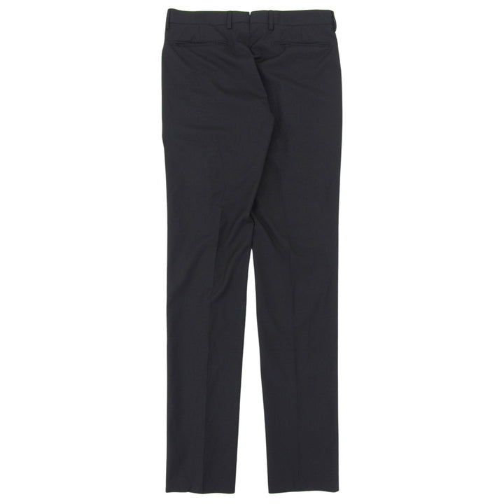Pristine DIOR slacks Center-press tapered pants black wool mens 633C720L4762
