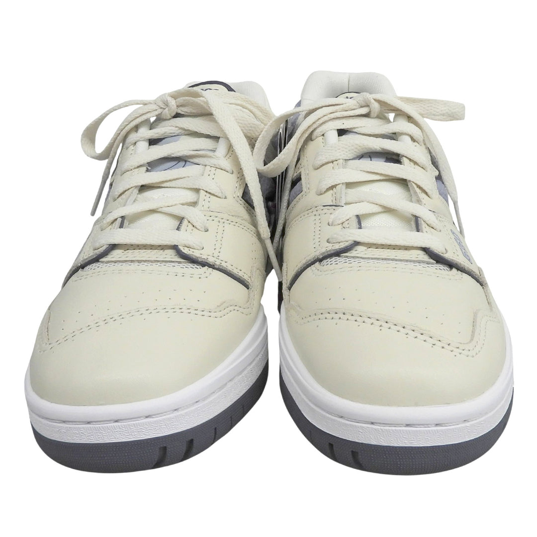 Pristine NEW BALANCE Low cut sneakers N logo leather Ivory mens 25.5cm BB550PLA