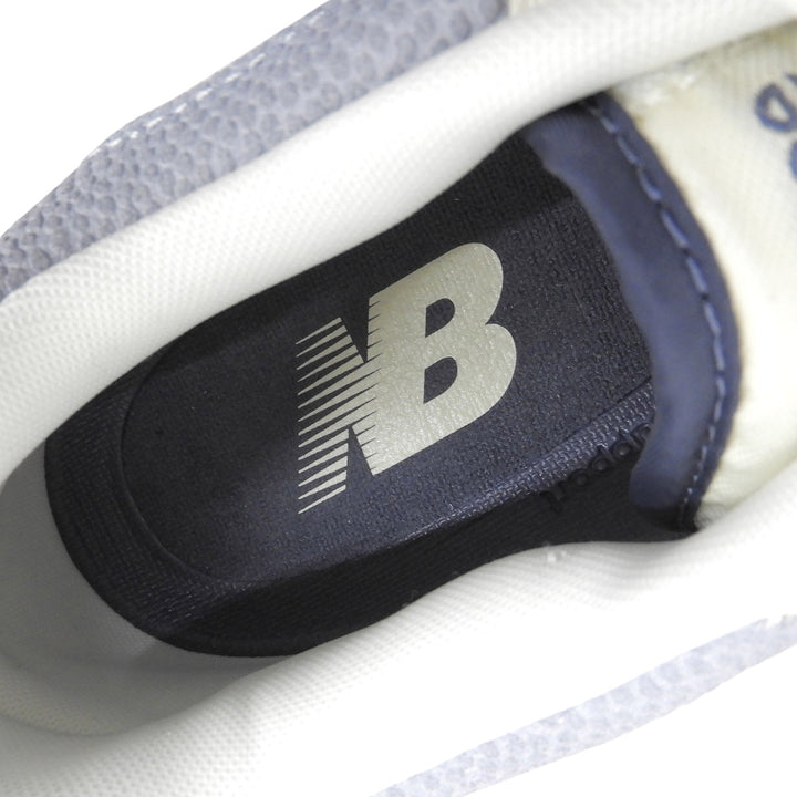 Pristine NEW BALANCE Low cut sneakers N logo leather Ivory mens 25.5cm BB550PLA