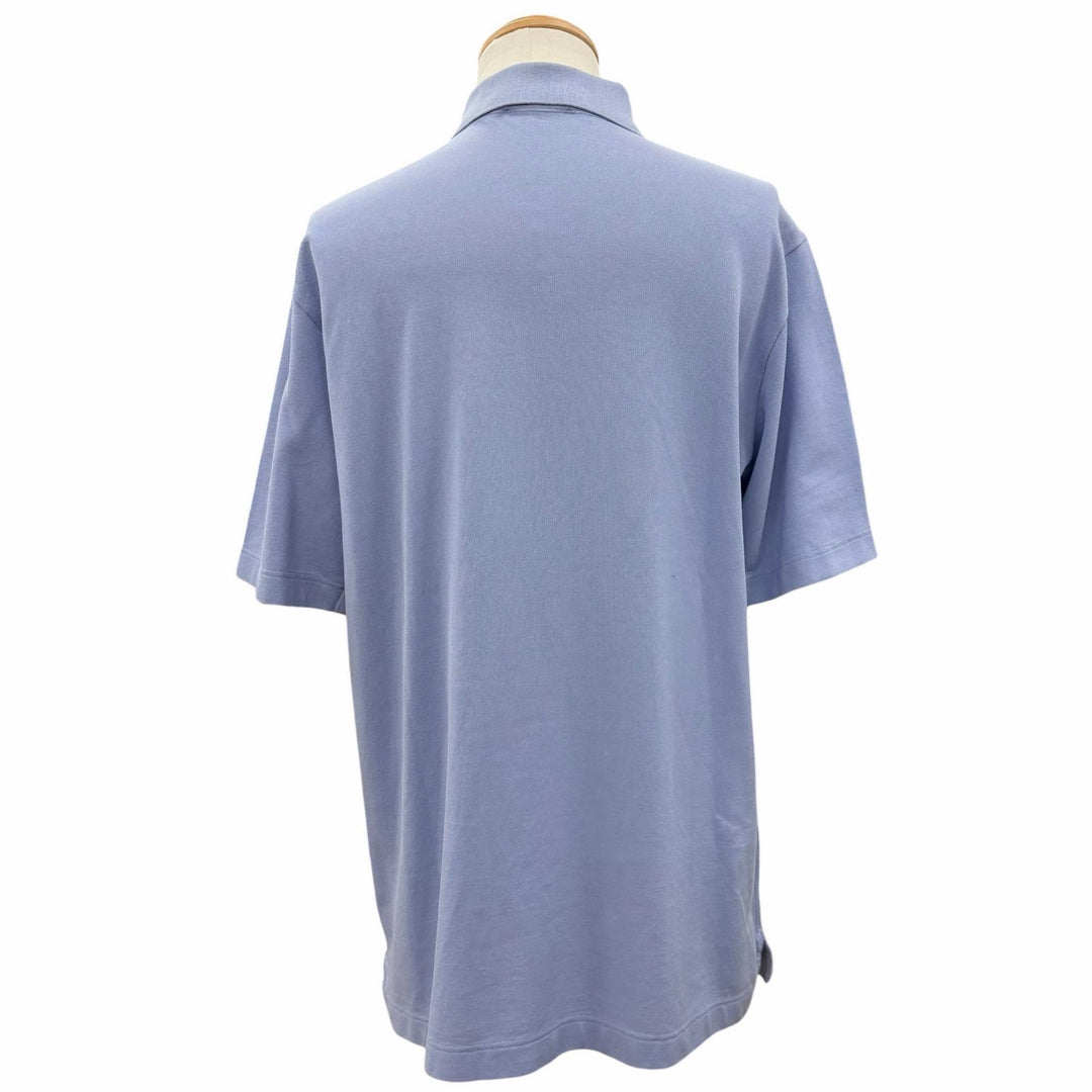 Excellent HERMES Short sleeve polo shirt purple cotton mens XL