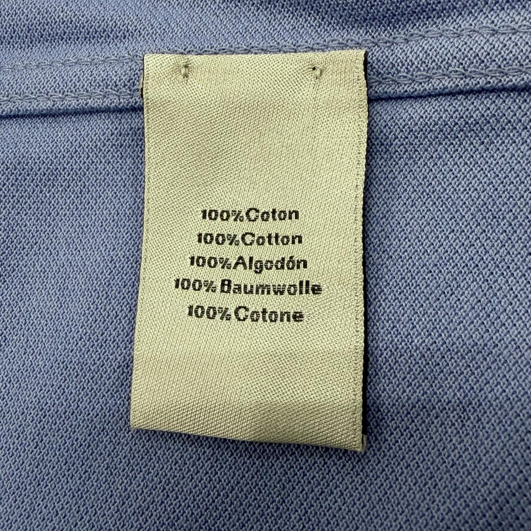 Excellent HERMES Short sleeve polo shirt purple cotton mens XL