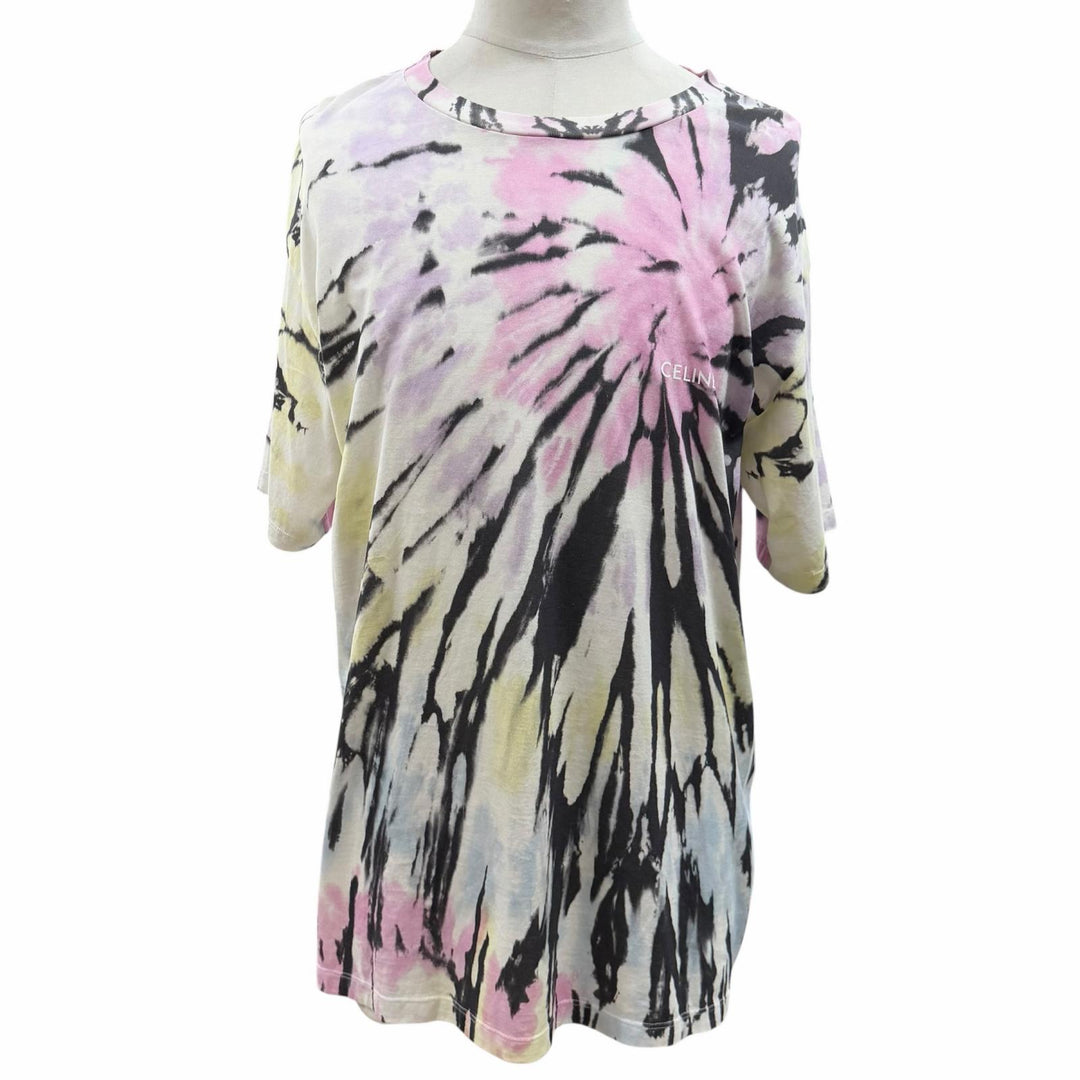 Great CELINE Short sleeve T-shirt Multi cotton mens L 2X59G649V