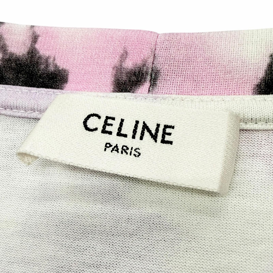 Great CELINE Short sleeve T-shirt Multi cotton mens L 2X59G649V