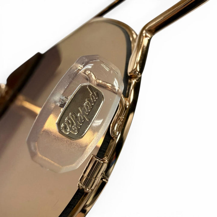 Excellent Chopard sunglasses Pink gold mens SCHC40
