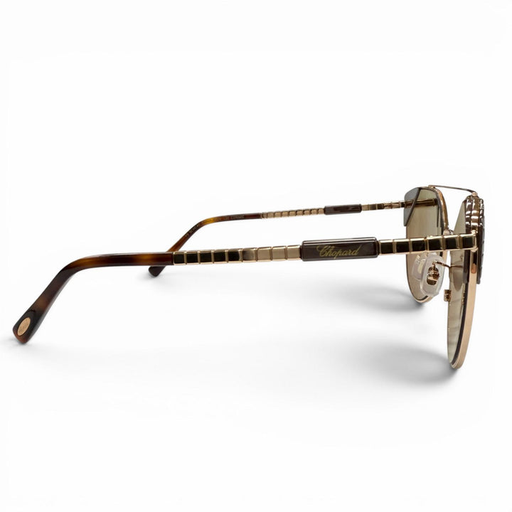 Excellent Chopard sunglasses Pink gold mens SCHC40