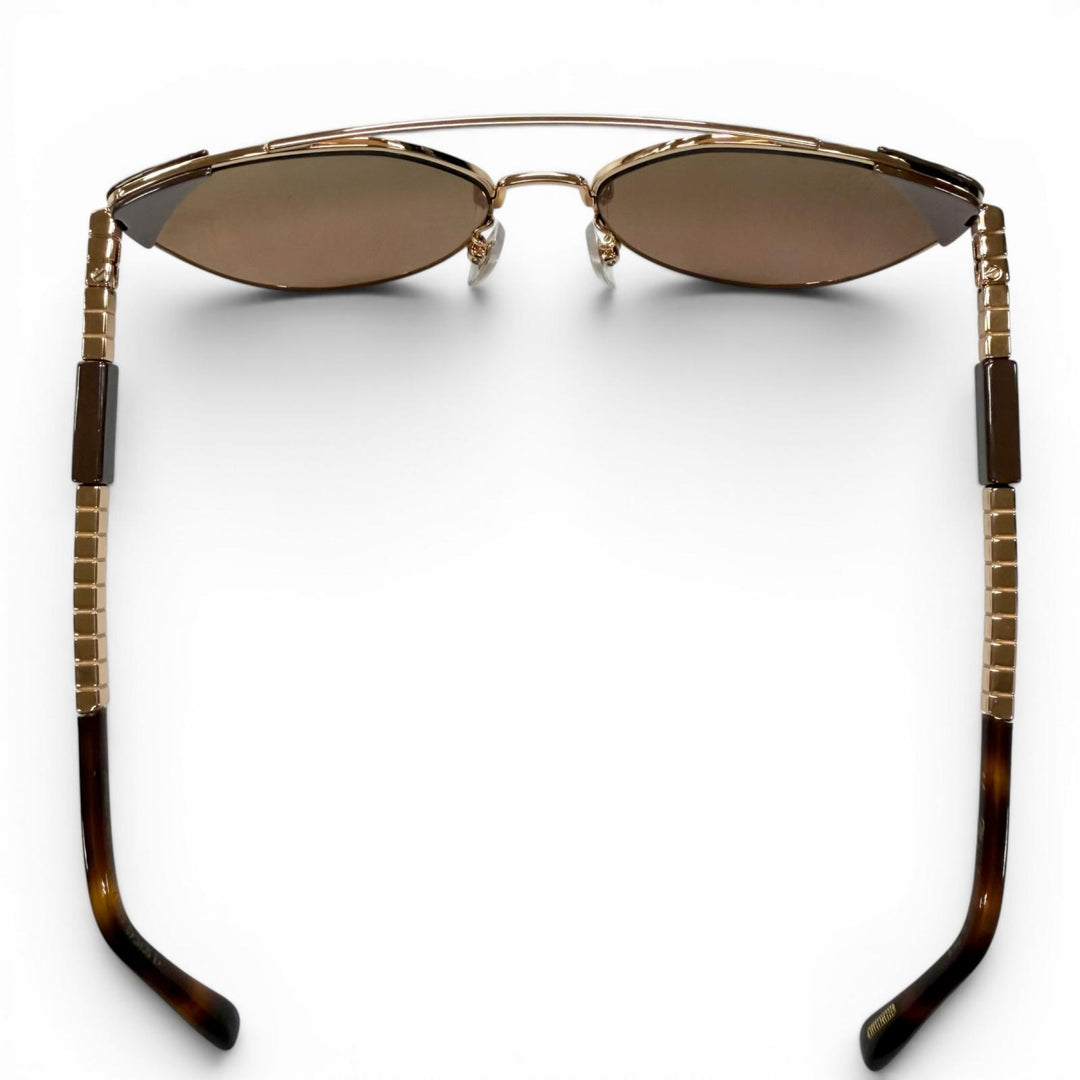 Excellent Chopard sunglasses Pink gold mens SCHC40