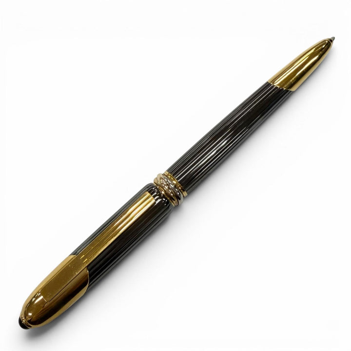 Very Good Cartier Ballpoint pen Cougar de Cartier Trinity black Colored stone