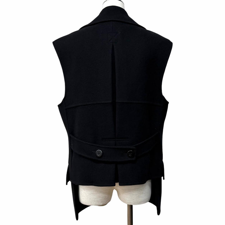 Excellent Christian Dior Best with liner black wool Women 44 350G18A0060